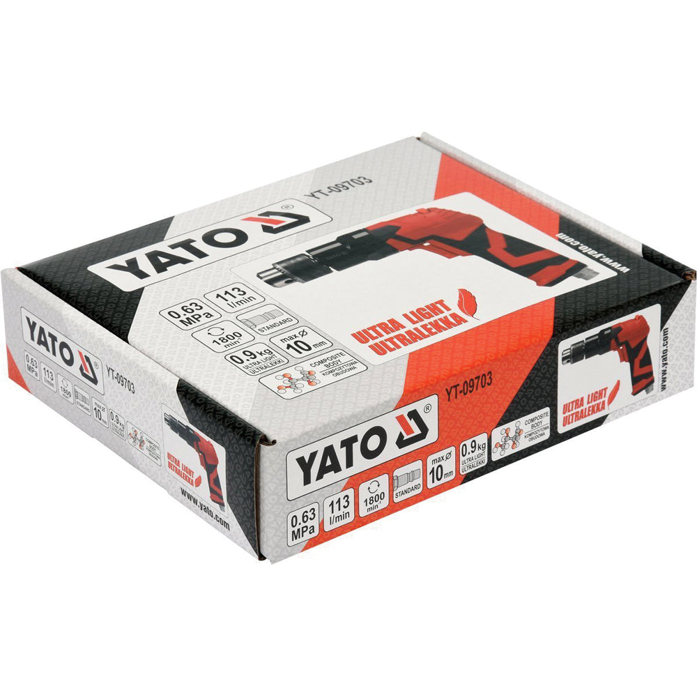 Yato YT-09703 Δράπανο Αέρος (Αεροδράπανο) 10mm