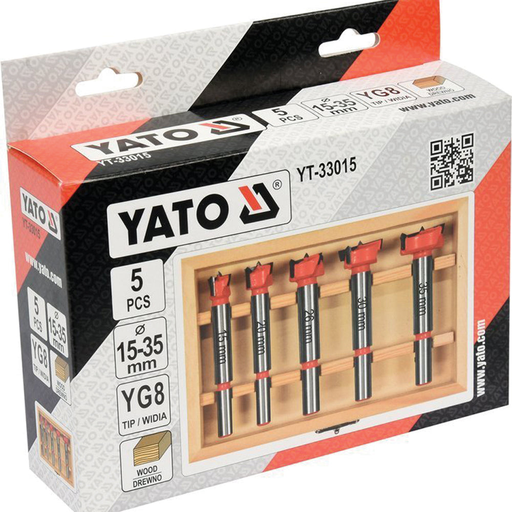 Yato YT-33015 Τρυπάνια Αυτόματου Μεντεσέ Με Βίντι Σετ 5 Τεμ