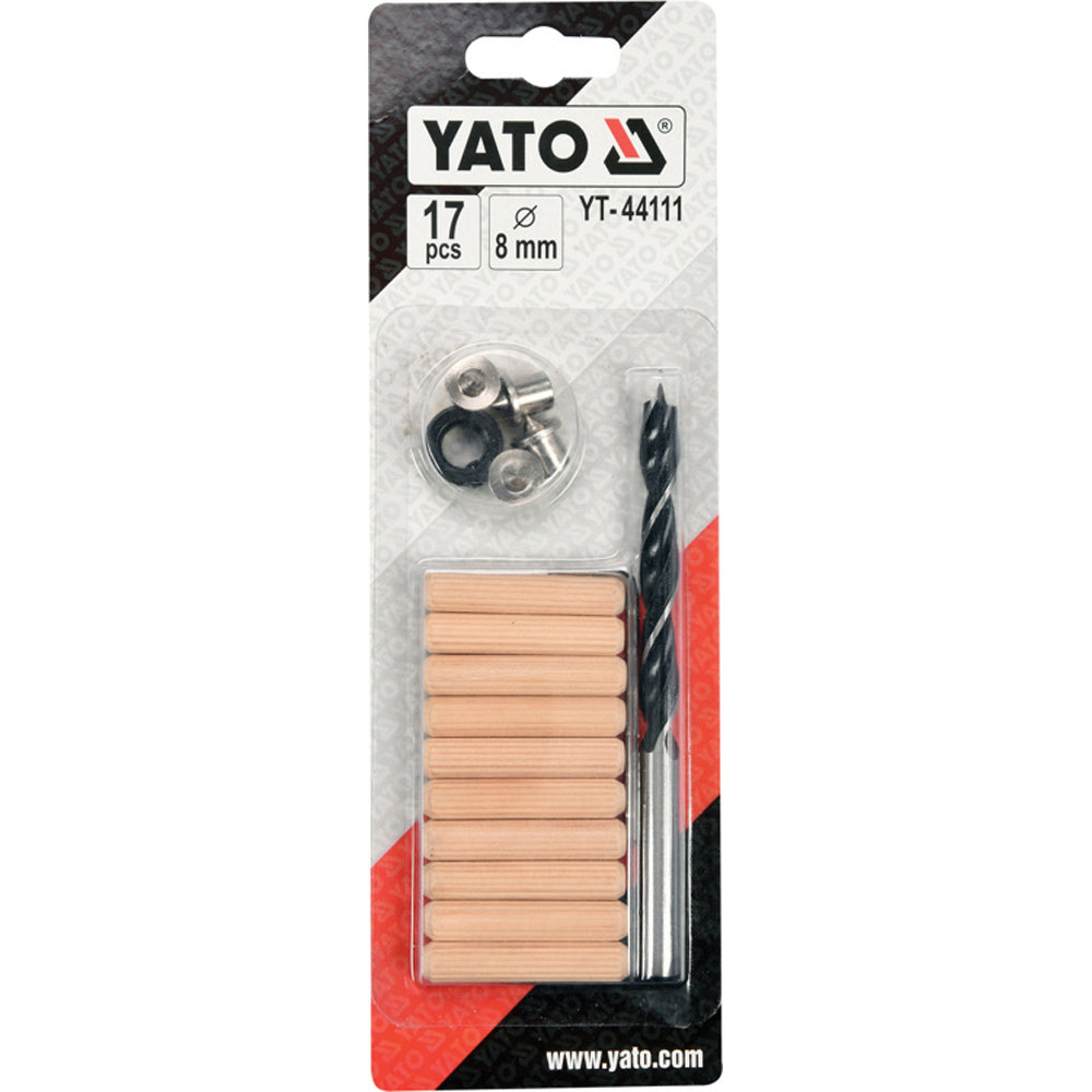 Yato YT-44112 Σετ Τρυπάνια Ακίδος Με Ακίδες Σημαδέματος & Καβίλιες 8mm