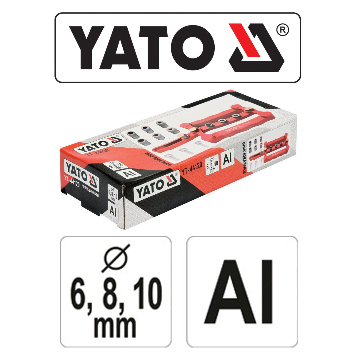 Yato YT-44120 Οδηγός Τρυπανιού 6,8,10mm