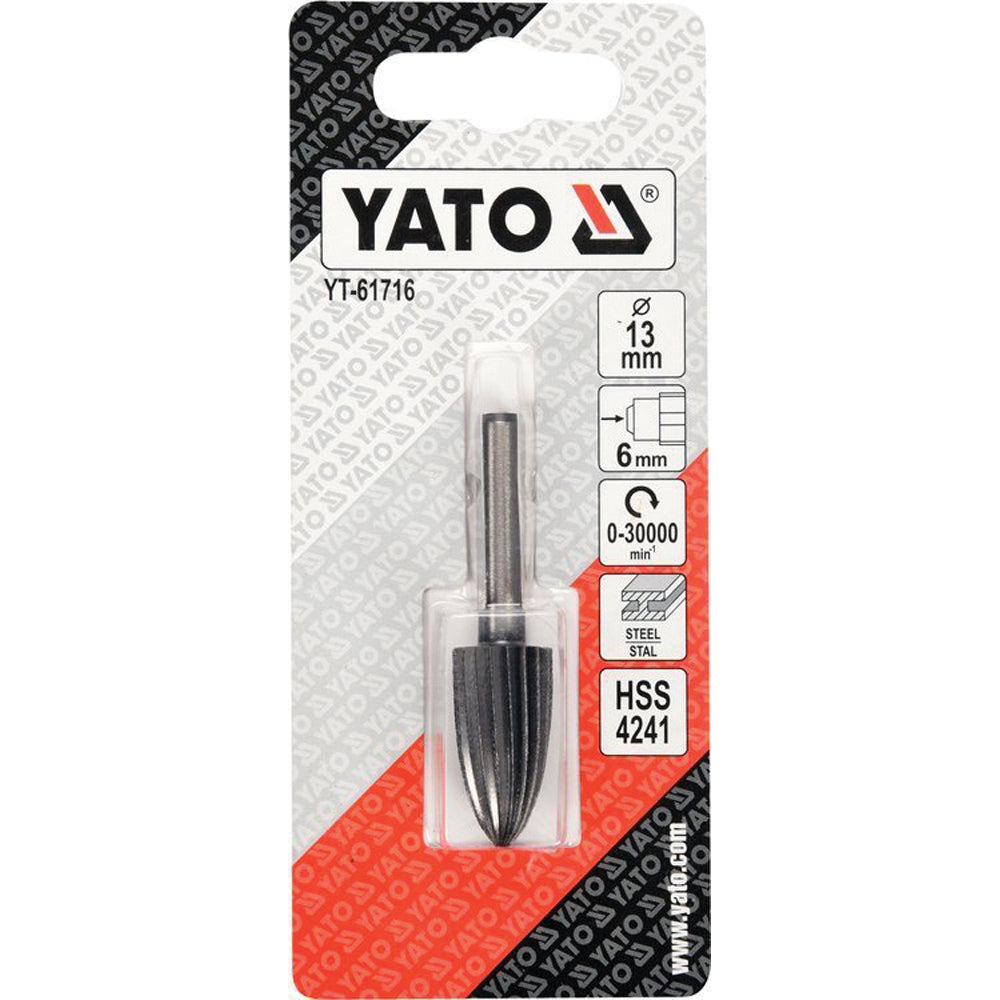 Yato YT-61716 Φρέζα Οβάλ Για Ξύλο Μέταλλο Πλαστικό 13mm