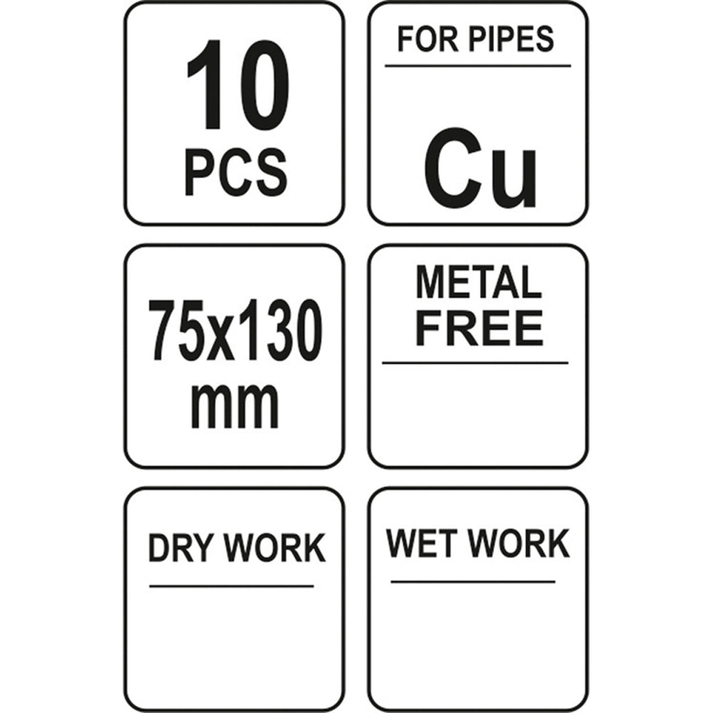 YATO - ΣΦΟΥΓΓΑΡΙ ΚΑΘΑΡΙΣΜΟΥ ΓΙΑ ΣΩΛΗΝΕΣ 75Χ130 YT-63740