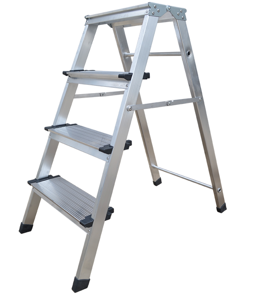 Profal 201 UNO PLUS Σκαλοσκαμπό (Σκαλάκι) Αλουμινίου με Σκαλοπάτια Στη Μία Πλευρά