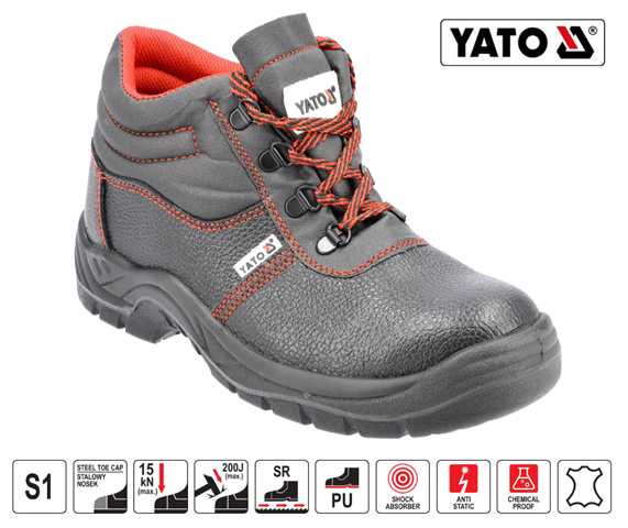 Yato Trat S1 Παπούτσια Προστασίας Εργαζομένων Ημιμποτάκια Με Προστασία