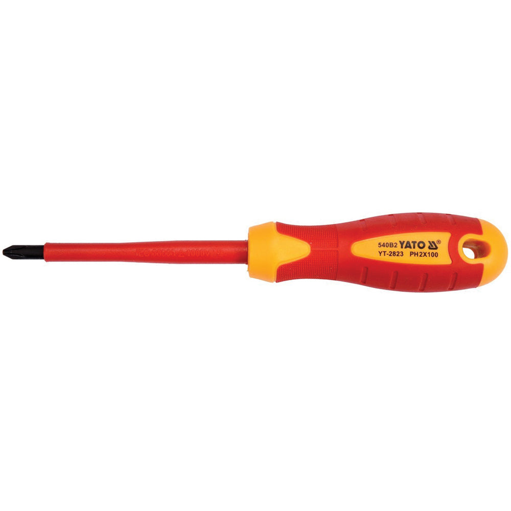 Yato YT-2824 Κατσαβίδι Ηλεκτρολόγων Phillips (Σταυρού) Με Μόνωση VDE 1000V Ph.3 x 150mm