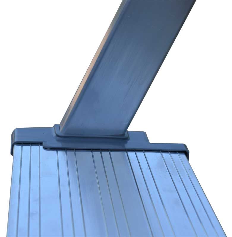 Profal 206 Plus Σκάλα Αλουμινίου Ημιεπαγγελματικής Χρήσης Πλατύ Σκαλί