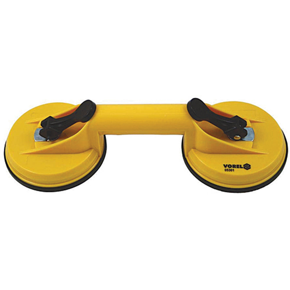 Vorel 05301 Βεντούζα Τζαμιού Διπλή 115mm με Ικανότητα Συγκράτησης 70kgr