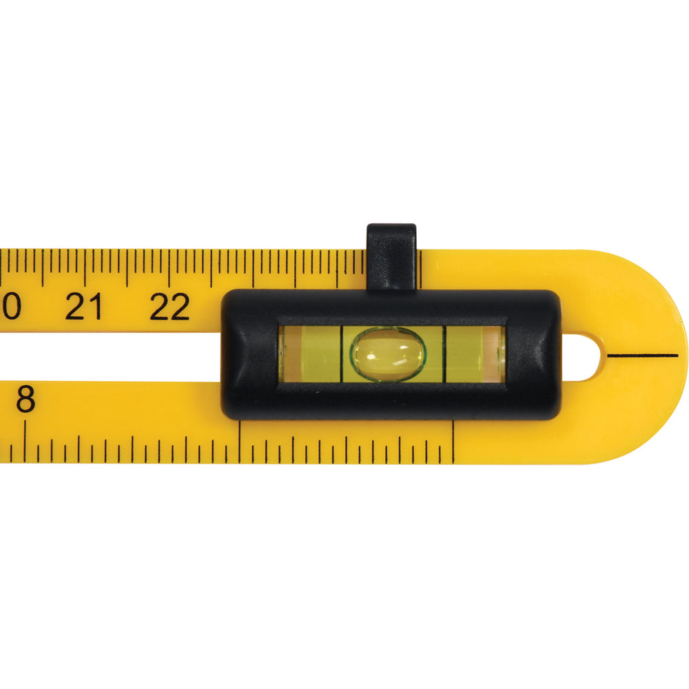 Vorel 18470 Ρυθμιζόμενος Χάρακας Γωνιόμετρο Αντιγραφής & Αποτύπωσης