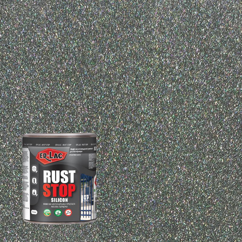 ErLac Rust Stop Silicon 3 σε 1 Ανάγλυφο Ματ Αντισκωριακό Χρώμα ΑΠΕΥΘΕΙΑΣ στη Σκουριά 553 ΔΟΛΟΜΙΤΗΣ