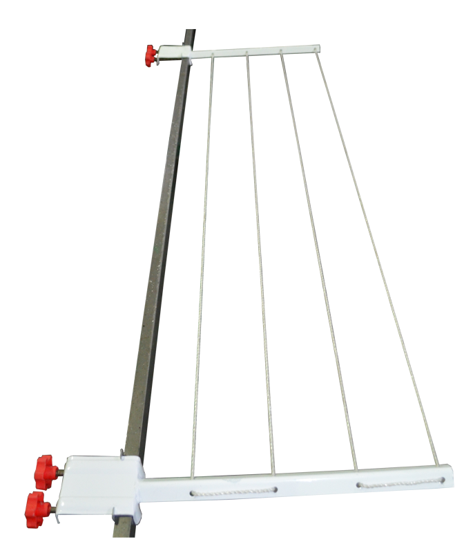 Profal Fiona Απλώστρα Μπαλκονιού Βιδωτή Ηλεκτροστατικής Βαφής