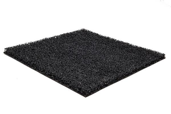 Πλαστικό Δάπεδο Spaghetti 15mm 1.22m ΜΑΥΡΟ