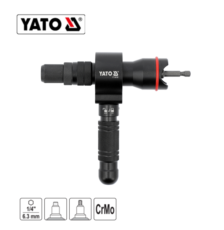 Yato YT-36192 Επαγγελματικός Πριτσιναδόρος Δραπάνου 2 Σε 1