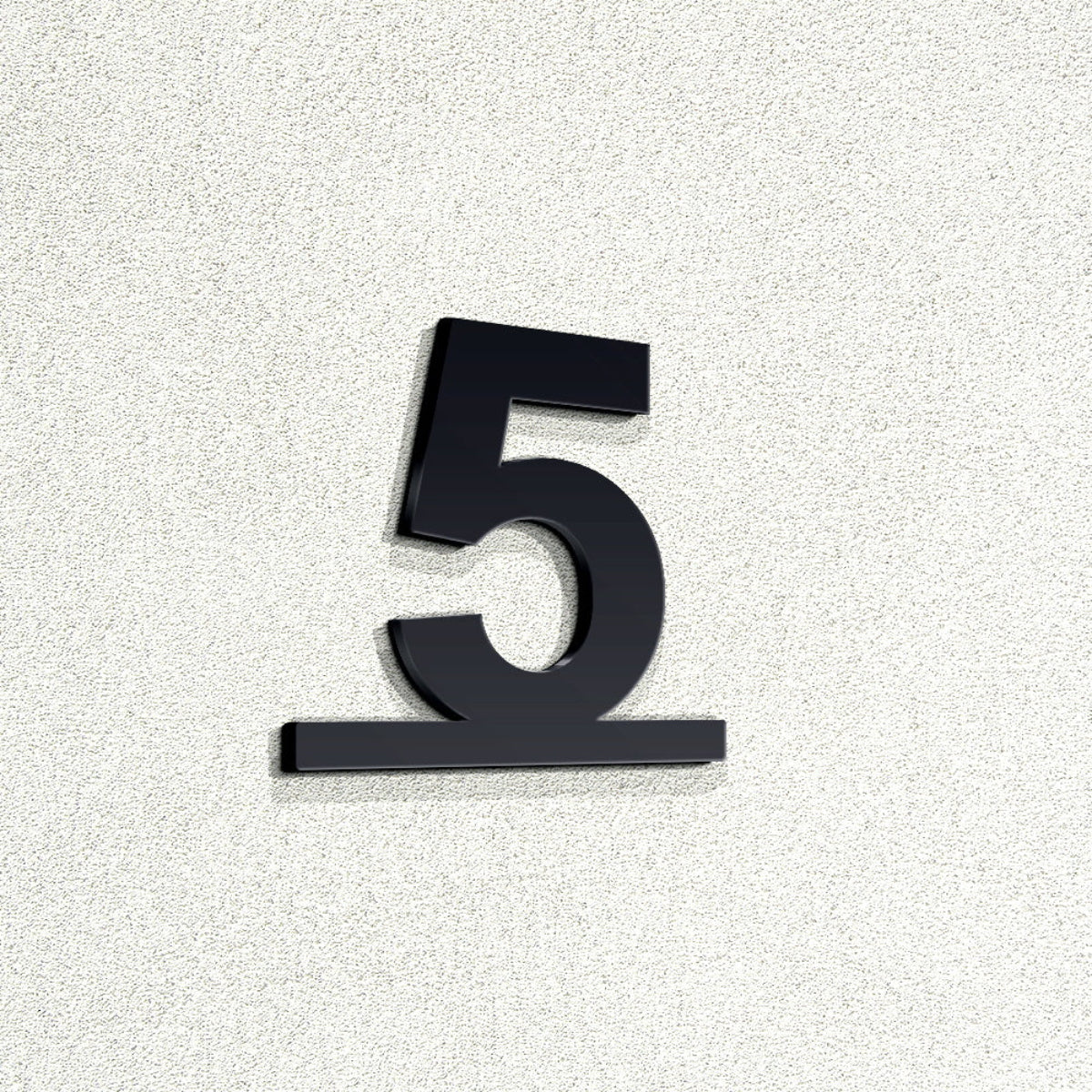 Αριθμός Αρίθμησης Οδών - Δωματίων Ξενοδοχείων 120mm Μαύρος