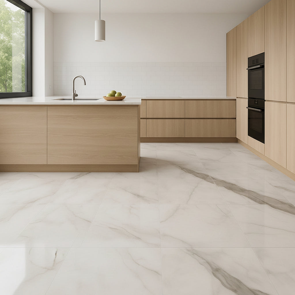 Δάπεδο Βινυλικό LVT Σε Πλακάκι CALACATTA MARBLE 38567 457mm x 457mm 2mm