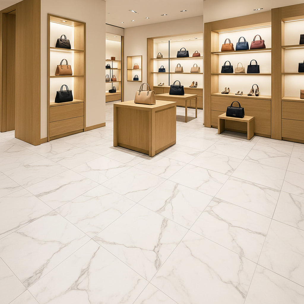 Δάπεδο Βινυλικό LVT Σε Πλακάκι CALACATTA MARBLE 38567 457mm x 457mm 2mm