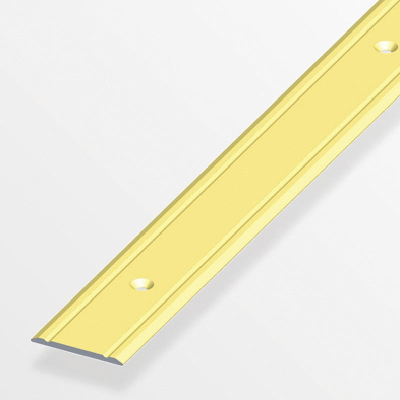 Προφίλ Επίπεδο Ένωσης Δαπέδων Βιδωτό Ανοδειωμένο Αλουμίνιο 1m Ασημί