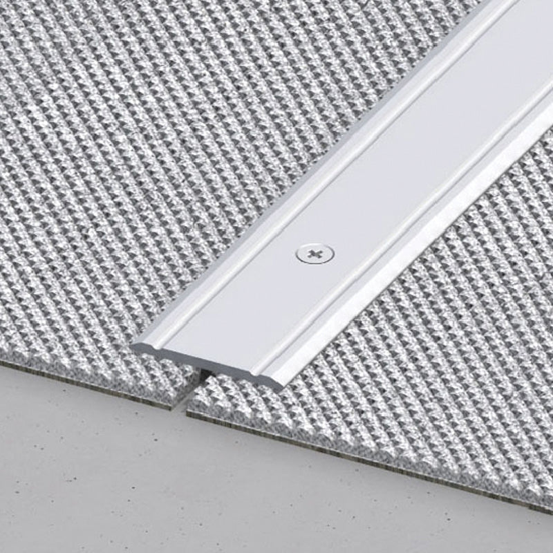 Προφίλ Επίπεδο Ένωσης Δαπέδων Βιδωτό Ανοδειωμένο Αλουμίνιο 1m Ασημί