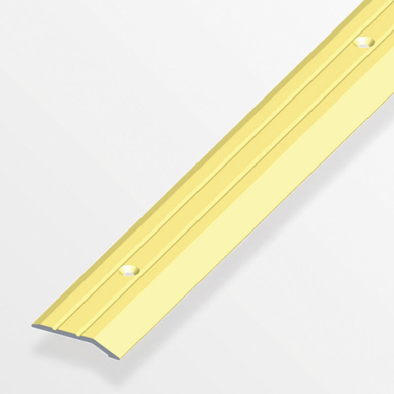 Προφίλ Μοκέτας Χαλιών Με Ίσιο Τελείωμα Αλουμινίου Χρυσό 30mm x 5 mm x 1mtr