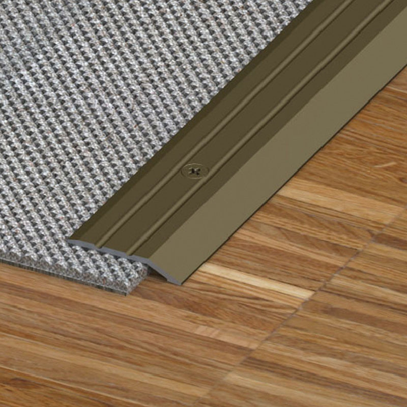 Προφίλ Μοκέτας Χαλιών Με Ίσιο Τελείωμα Αλουμινίου Χρυσό 30mm x 5 mm x 1mtr