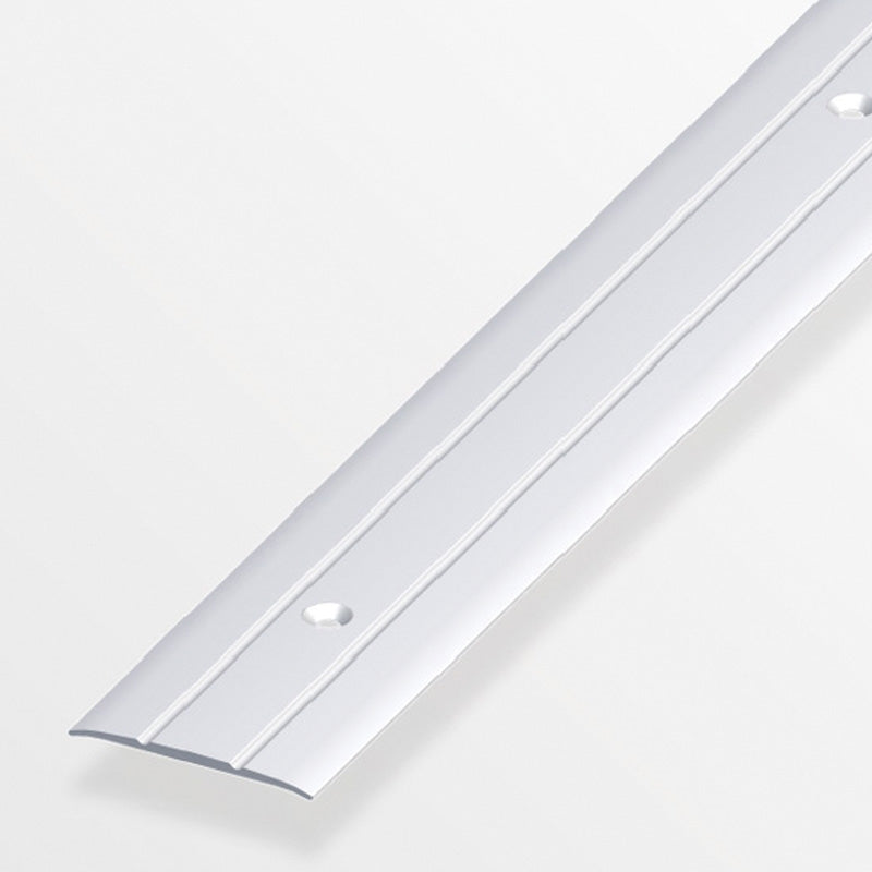 Προφίλ Ένωσης Δαπέδων Επίπεδο Βιδωτό Από Ανοδιωμένο Αλουμίνιο ΑΣΗΜΙ 2.7mtr