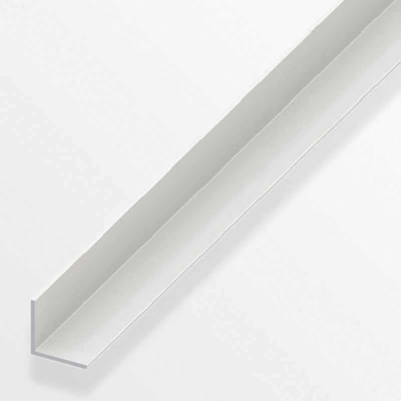 Προφίλ PVC Λευκό Γωνιακό Προστασίας Για Σκαλοπάτια και Τοίχο ΙΣΟΠΛΕΥΡΟ 15x15x1mm 2mtr
