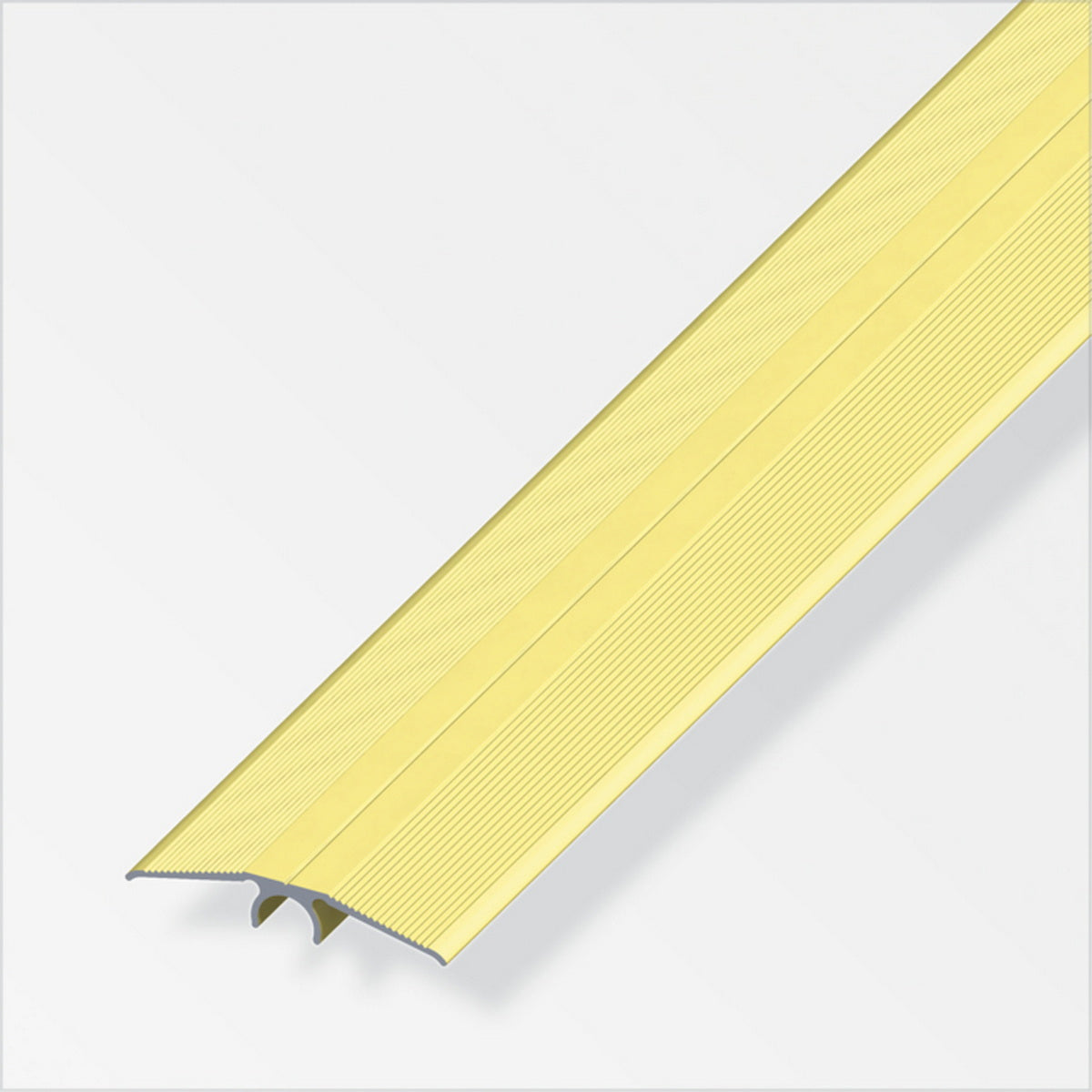 Προφίλ Κάλυψης Αλουμίνιο Ισόπεδο Clipstech 46mm ΧΡΥΣΟ ΜΑΤ