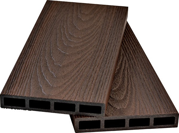 WPC Περίφραξης Premium Walnut 25110 20mm x 120mm x 3600mm