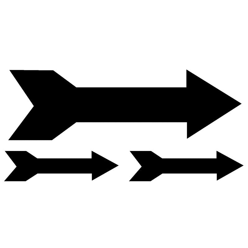 Πινακίδα Σήμανσης Αυτοκόλλητη Βινύλιο "ΒΕΛΟΣ" 75mm x 150mm Σετ 3 Τεμ