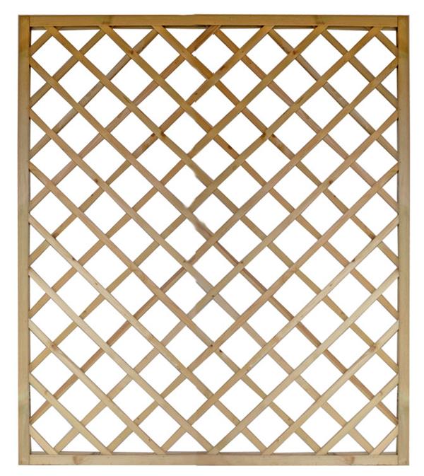 Καφασωτό Ξύλινο Ρόμβος TRD120180 12x12 180cm x 180cm