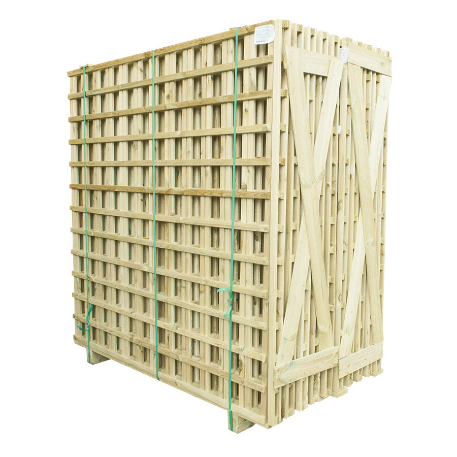 Καφασωτό Ξύλινο Καρέ 5630 12x12 180cm x 180cm