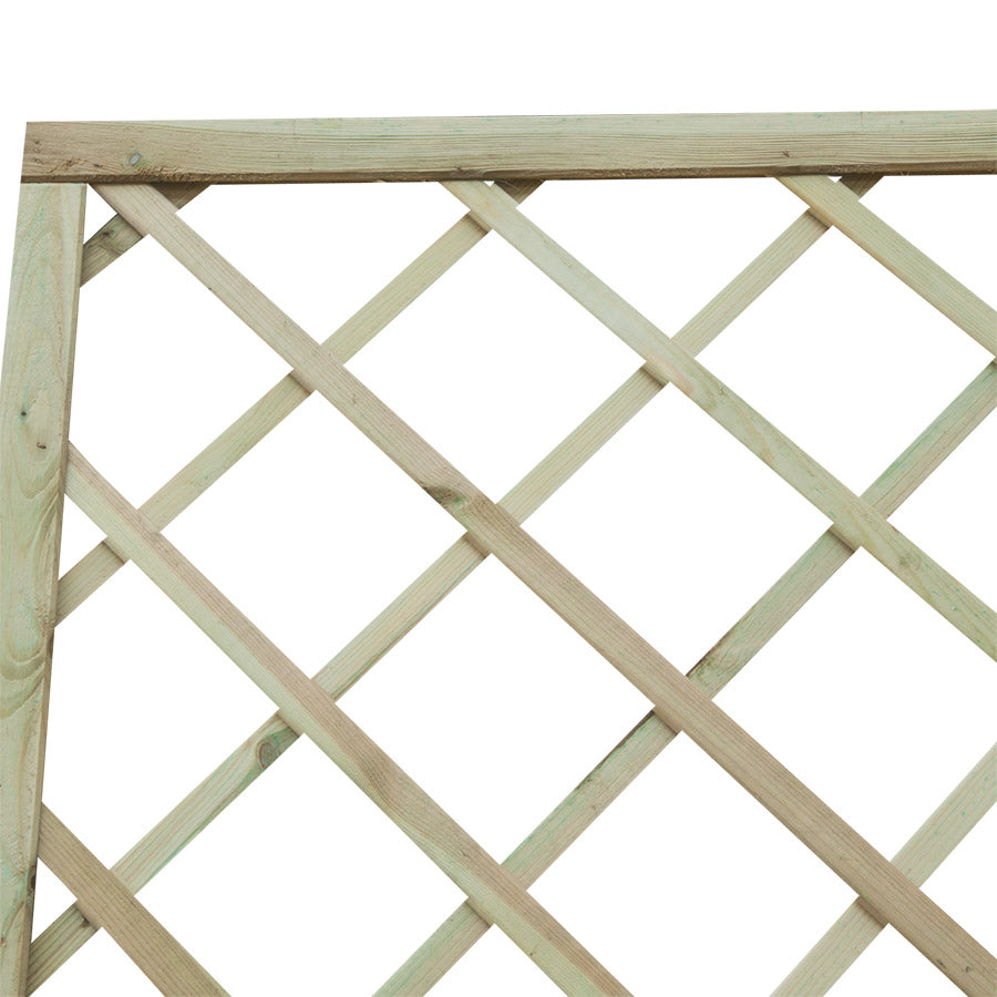 Καφασωτό Ξύλινο Ρόμβος TRD120120 ΡΟΜΒΟΣ 12x12 Π120xΥ180cm