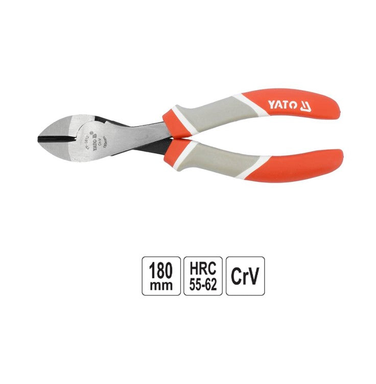 Yato YT-6612 Πλαγιοκόφτης Βαρέως Τύπου Chrome Vanadium 180mm