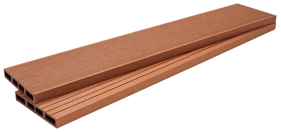 WPC Περίφραξης Διπλής Όψης 40 Light Brown 20mm x 140mm x 3600mm