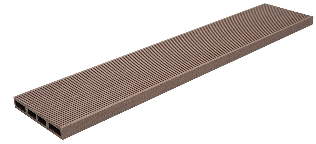 WPC Περίφραξης Διπλής Όψης 110 Dark Brown 20mm x 140mm x 3600mm