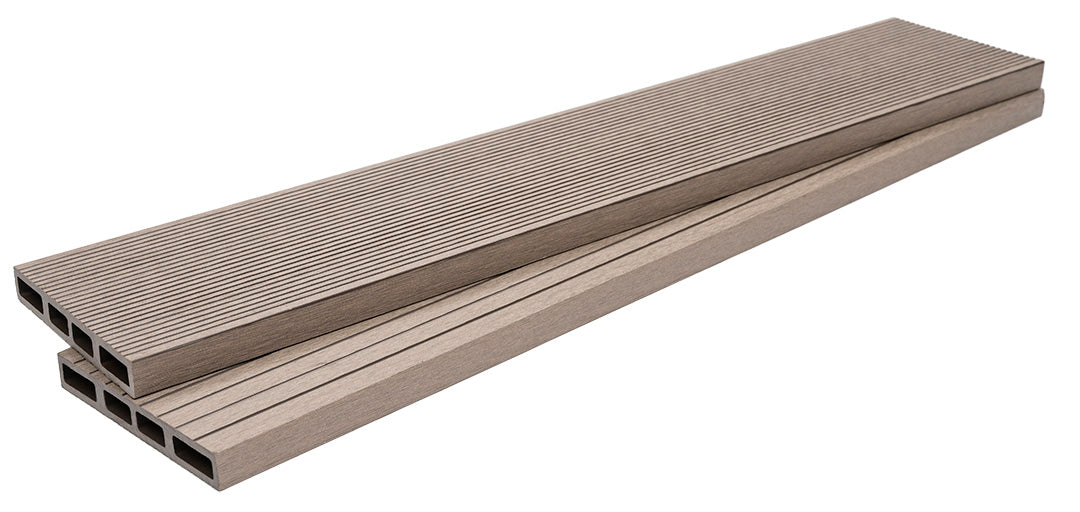 WPC Περίφραξης Διπλής Όψης 180 Light Grey 20mm x 140mm x 3600mm