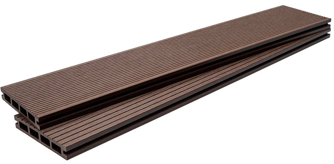 WPC Συνθετικό Δάπεδο DECK 110 Dark Brown 25x145x3600mm