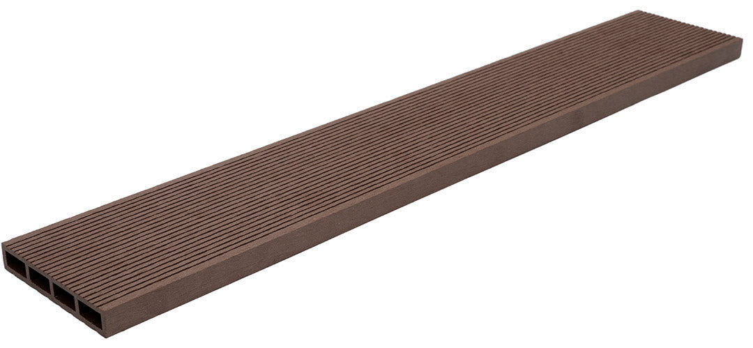 WPC Περίφραξης Διπλής Όψης 110 Dark Brown 20x110x3600mm