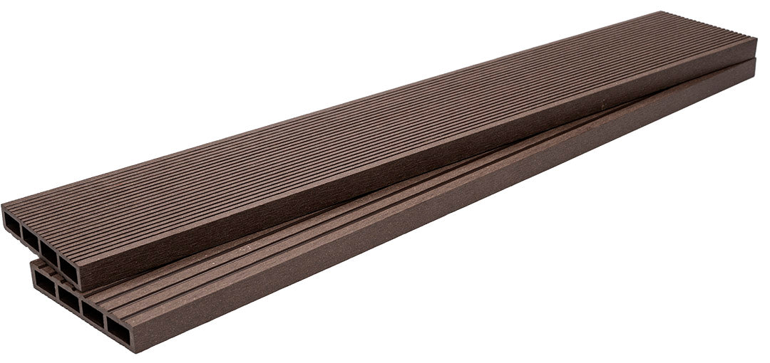 WPC Περίφραξης Διπλής Όψης 50110 Dark Brown 20x120x3600mm