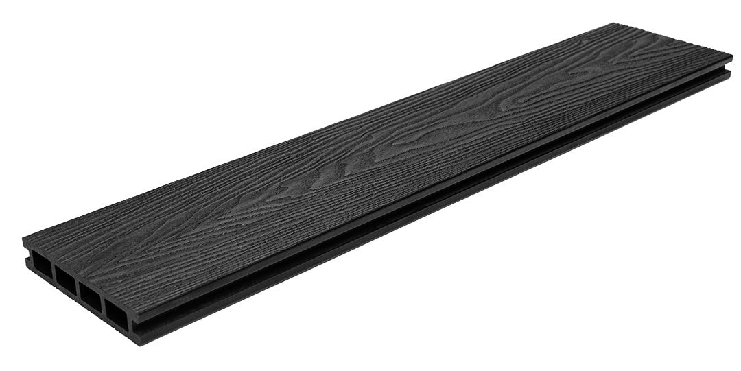 WPC Συνθετικό Δάπεδο DECK 8050 Dark Grey 25x146x3600mm Νέας Γενιάς