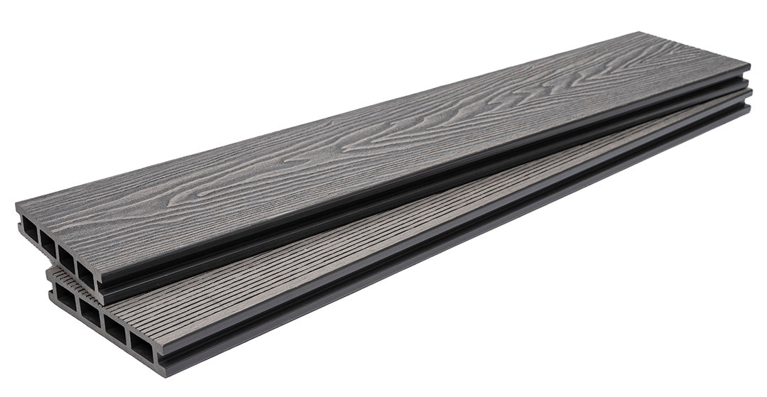 WPC Συνθετικό Δάπεδο DECK 80180 Light Grey 25x146x3600mm Νέας Γενιάς
