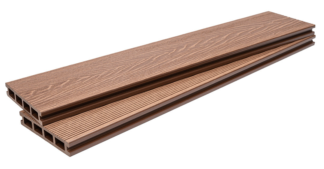 WPC Συνθετικό Δάπεδο DECK 80155 TEAK 25x146x3600mm Νέας Γενιάς