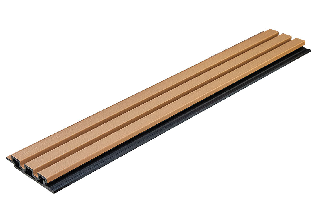 3D WPC 5580 Oak Συνθετικό Panel 2ης Γενιάς Με Πηχάκια 25x147.5x2900mm