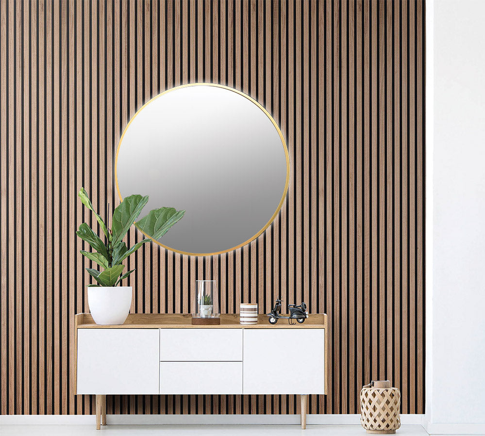 3D WPC 5510 Teak Συνθετικό Panel 2ης Γενιάς Με Πηχάκια 25x147.5x2900mm