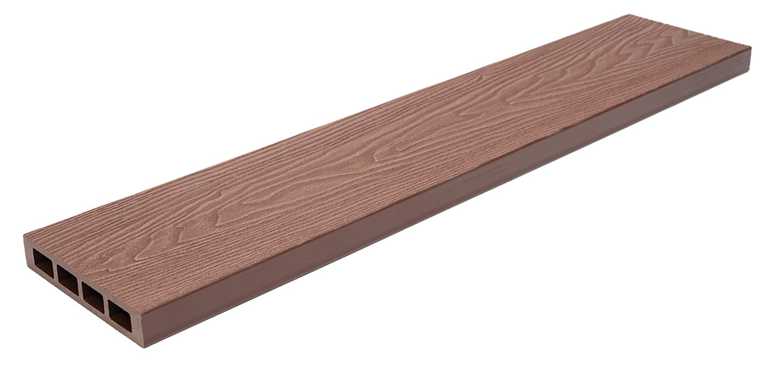 WPC Περίφραξης Νέας Γενιάς 3D Νερά Ξύλου 9040 Light Brown 20x1200x3600mm