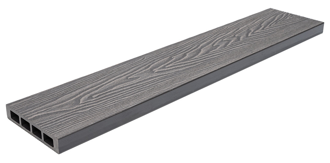 WPC Περίφραξης Νέας Γενιάς 3D Νερά Ξύλου 90180 Light Grey 20x1200x3600mm