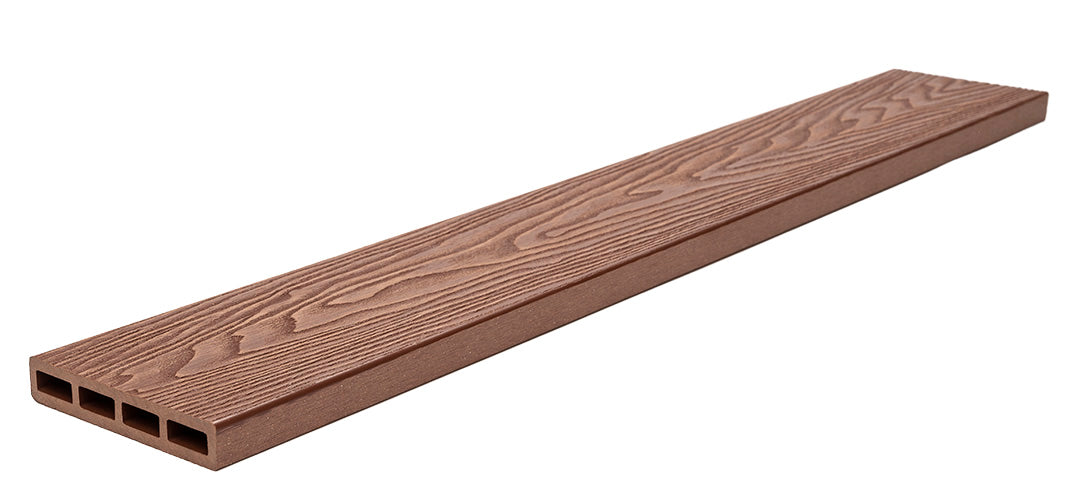 WPC Περίφραξης Νέας Γενιάς 3D Νερά Ξύλου 90155 Teak 20x1200x3600mm