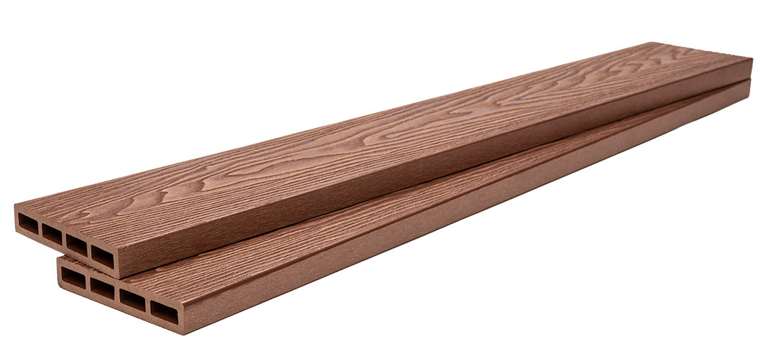 WPC Περίφραξης Νέας Γενιάς 3D Νερά Ξύλου 90155 Teak 20x1200x3600mm