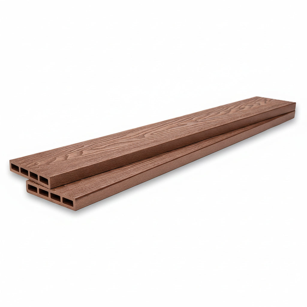 WPC Περίφραξης Νέας Γενιάς 3D Νερά Ξύλου 90155 Teak 20x1200x3600mm