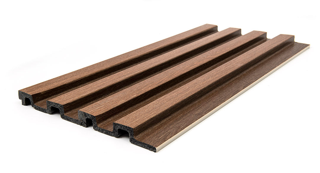 3D PS Wall Panel Residence 14 Golden Brown Oak Με Πηχάκια 21x122x2900mm