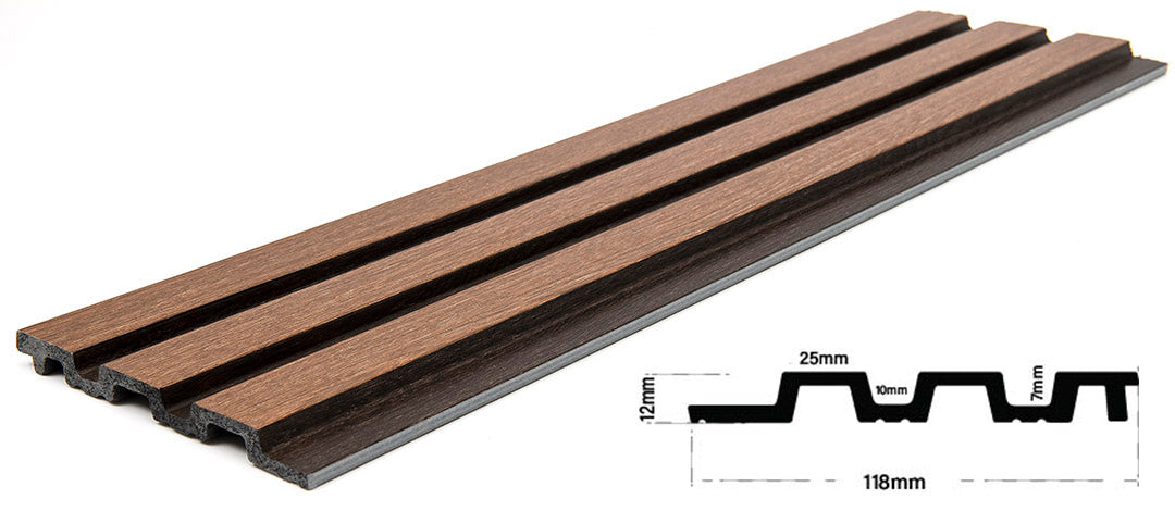 3D PS Panel Piano 11 Με Πηχάκια 122x12x2900mm